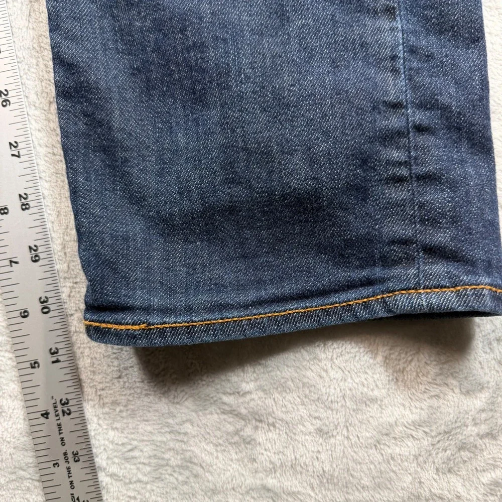 Levis 504 Regular Straight Fit Jeans Mens 31x32 Blue Denim Bought In London